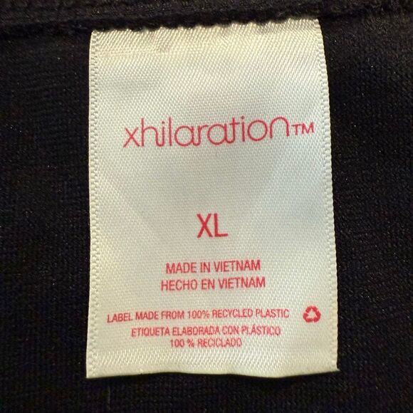 Xhilaration Strappy Knotted High Waist Cheeky Swim Bikini Bottom Black Size XL - Picture 3 of 3